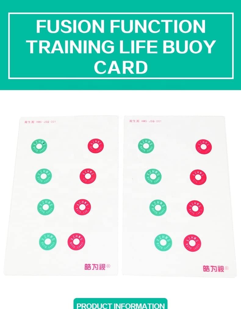 Vision Training Tool Vision Therapy Device Focus Training Convergence Eye Exercises Card