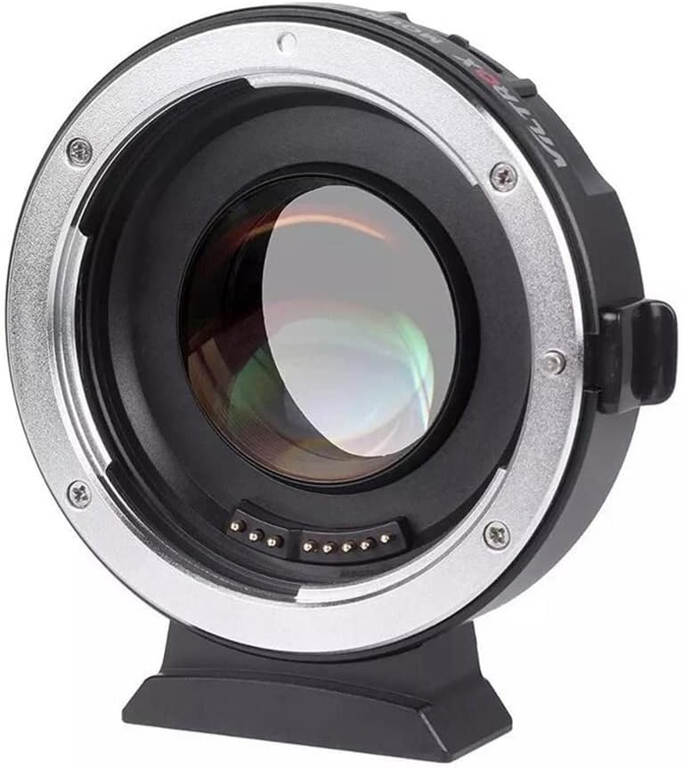 VILTROX EF-M2II 0.71x Speed Booster Focal Reducer Lens Adapter Auto Focus for Canon EF Lens to M43 Mount Camera GH4 GH5 GF6 GH5M2 G100 G95 G85 OM-1 EM-1 E-M1X E-M1 iii E-M5 iii E-M10 iv E-M10 iii