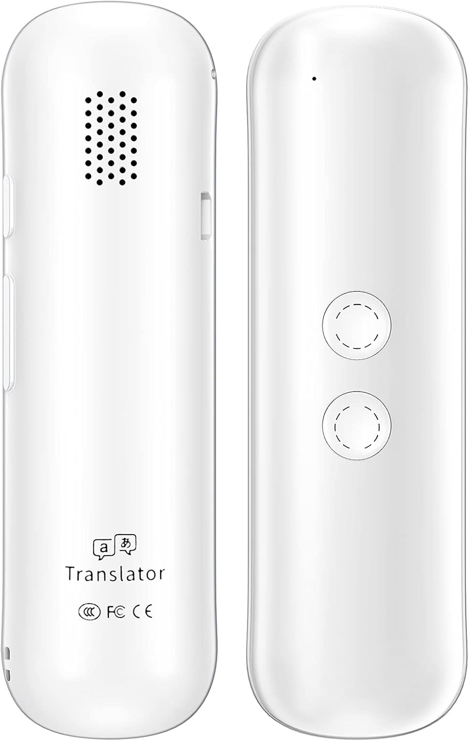 XURPURTLK Language Voice Translator Device Real Time 2-Way Translations Supporting 72 Languages for Travelling Learning Shopping Business Chat Recording Translations (White) (G5)