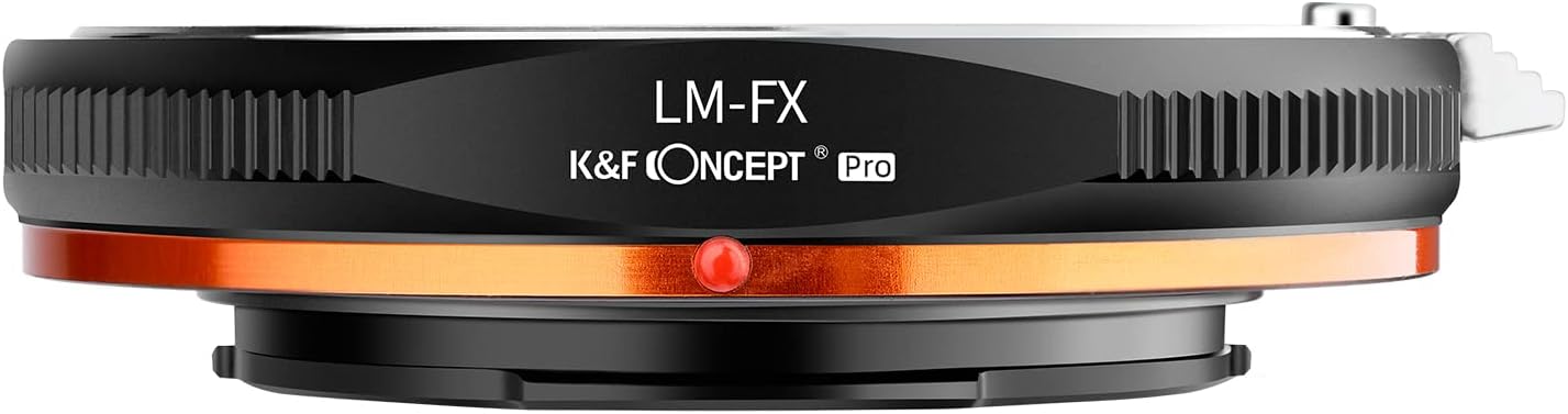 K&F Concept Lens Mount Adapter for Leica M LM Mount Lens to Fujifilm Fuji X-Series X FX Mount Mirrorless Camera with Matting Varnish Design, Compatible for Fuji XT2 XT20 XE3 XT1 X-T2