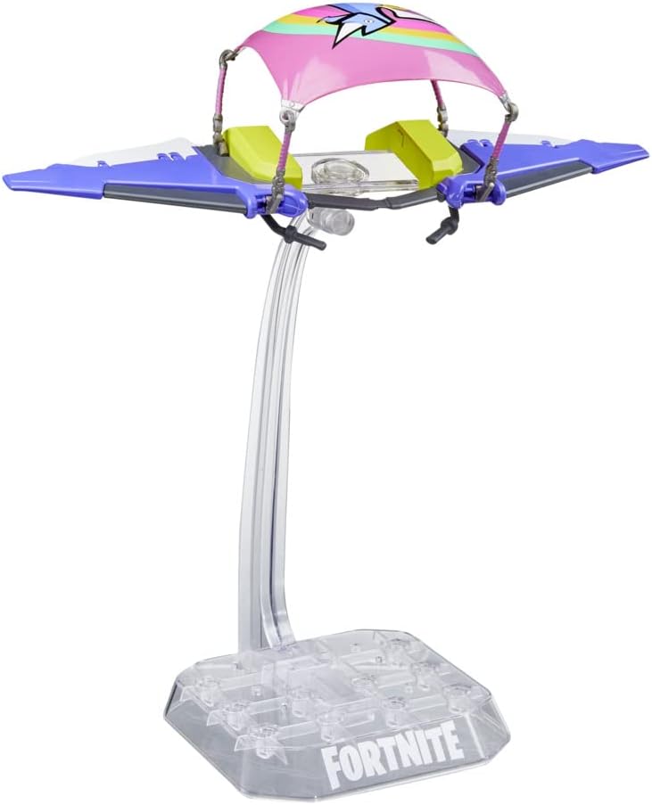 FORTNITE Victory Royale Series Llamacorn Express Collectible Glider for Action Figure with Display Stand – Ages 8 and Up, 6-inch