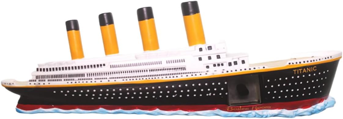 Titanic 3D Ship Model with Authentic Coal from RMS Titanic