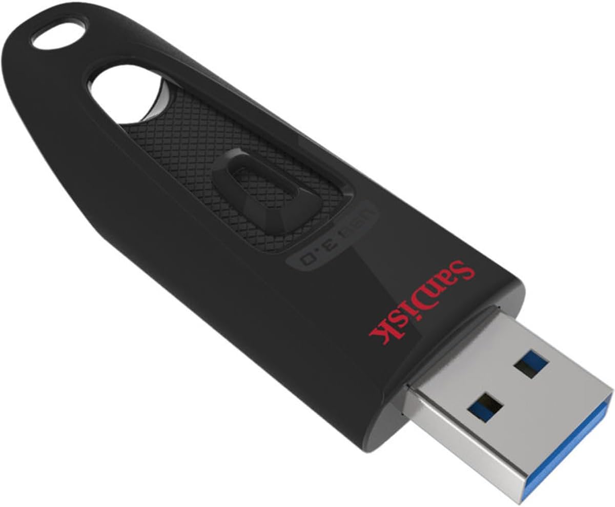 Sandisk Ultra USB Flash Drive, 256 GB, Black (SDCZ48-256G-A46)