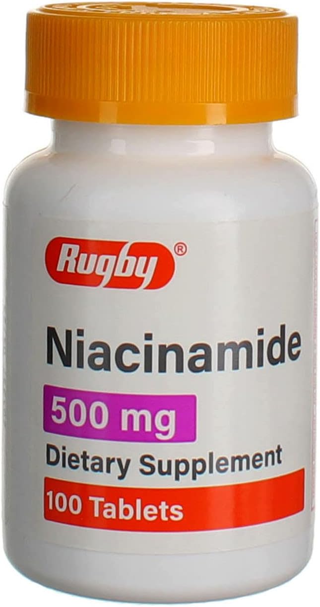 RUGBY LABORATORIES Niacinamide 500 Milligrams 100 Tabs