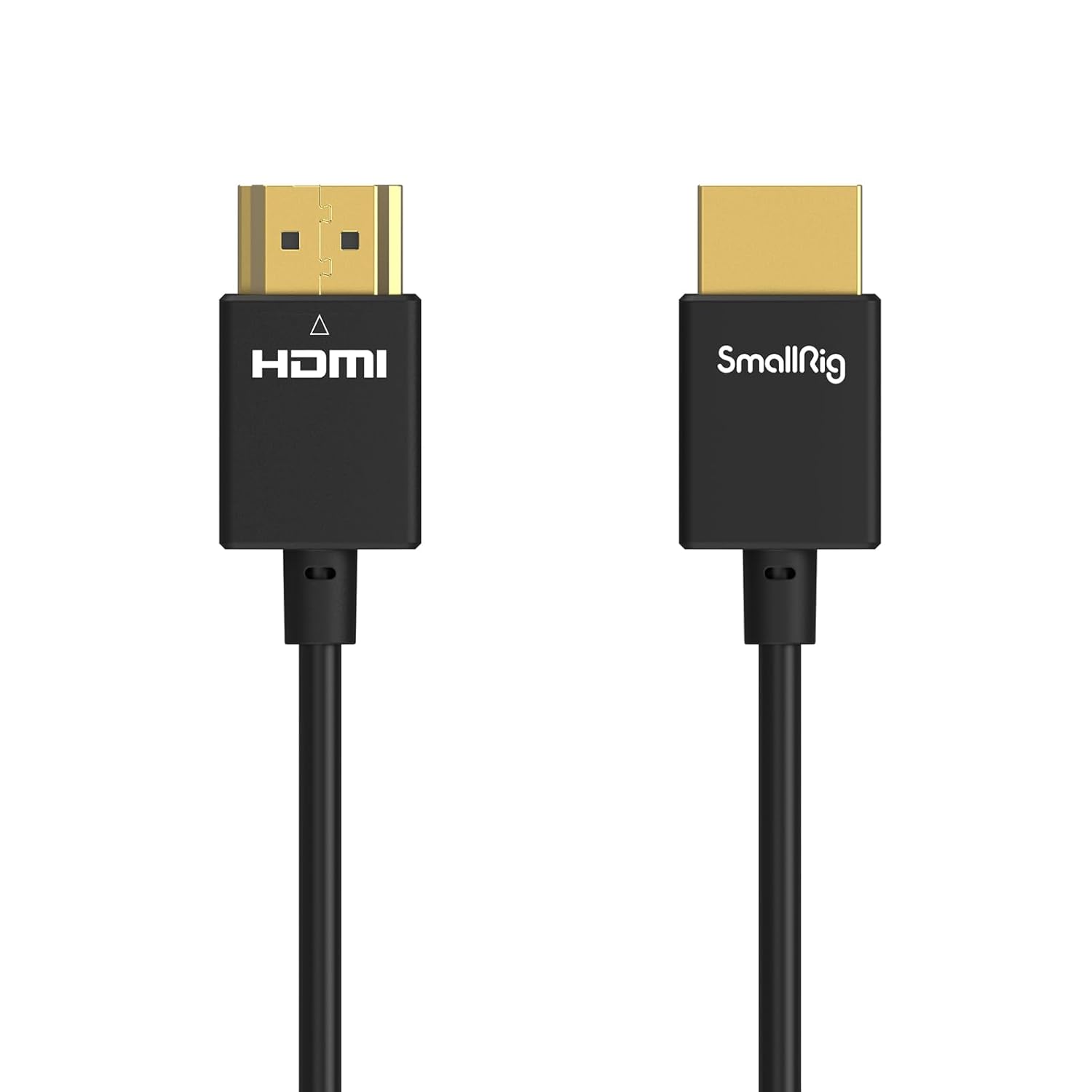 SMALLRIG Upgraded Ultra Thin HDMI Cable 35cm/1.15Ft (A to A), 4K Hyper Super Flexible Slim Cord, High Speed Supports 3D, 4K@60Hz, Ethernet, ARC Type-A Male to Male for Camera, Monitor, Gimbal – 2956B