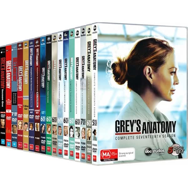 Grey’s Anatomy Complete Series 1-17 (94-Disc)