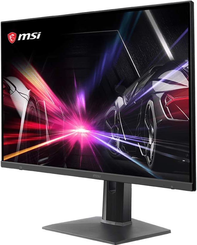 MSI QHD Rapid-IPS Quantum DOT Gaming Non-Glare Super Narrow Bezel 1ms 2560 x 1440 165Hz Refresh Rate Adjustable Arm G-Sync Compatible 27” Gaming Monitor (Optix MAG274QRF-QD),Black