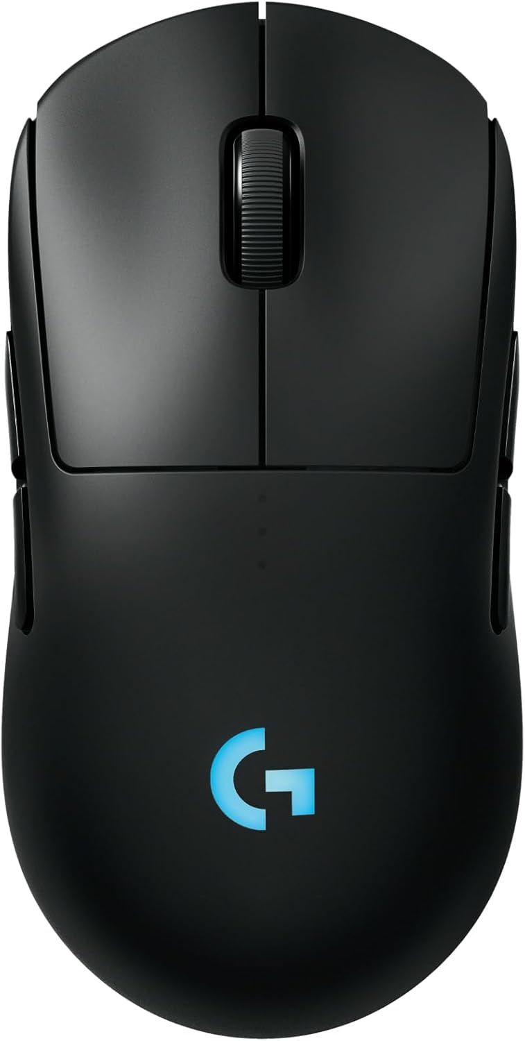 Logitech G PRO 2 Lightspeed Wireless Gaming Mouse, Right- or Left-Handed Mouse with up to 4 Customizable and Switchable Magnetic Side Buttons, 32k DPI Sensor, USB-C Charging, for PC/Mac – Black