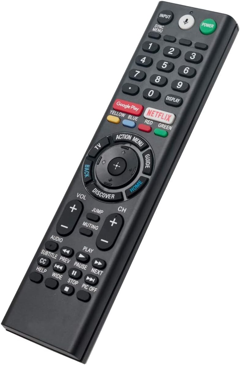 RMF-TX200U Voice Replacement Remote Applicable for Sony Bravia TV XBR-65X930D XBR-75X940D XBR-65X900E XBR-75X900E XBR-65X930E XBR-75X940E XBR-43X800D XBR-49X800D XBR-65X850D XBR-75X850D XBR-55X850D