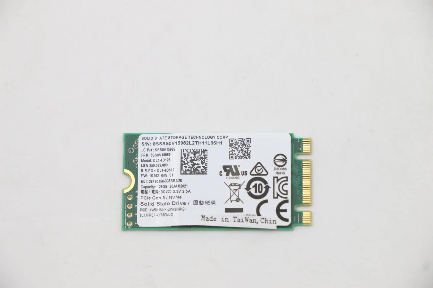 Lenovo Liteon CL1-4D128 128GB M.2PCIe 2242 SSD, FRU5SS0V15985 (2242 SSD)