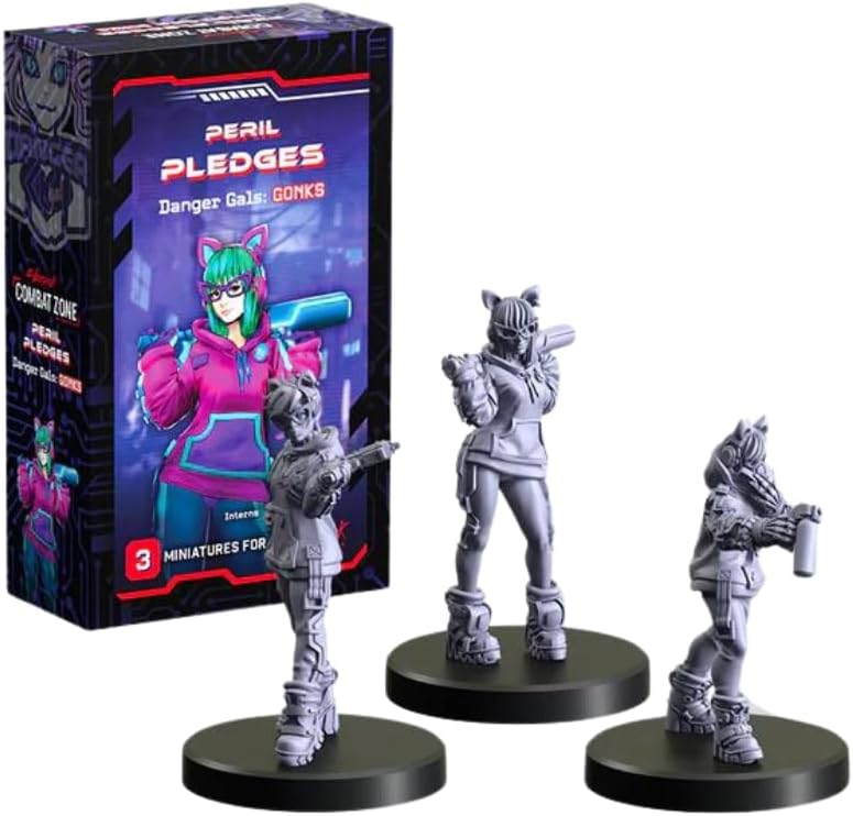 Monster Fight Club Cyberpunk Red, Combat Zone The Board Game Gangs Expansion: Peril Pledges (Danger Gals Gonks)