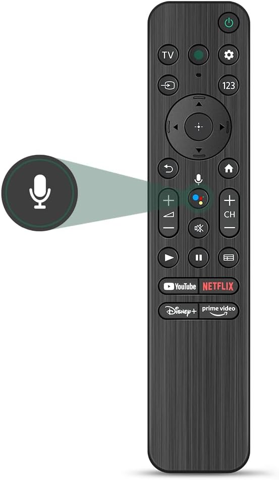 RMF-TX800U Remote Compatible with Sony Bravia Smart TV Remote Control, if Applicable X80K X90K W830K A80K X95K X85K Series TV, Sub RMF-TX900U (RMF-TX800U) (RMF-TX800U)