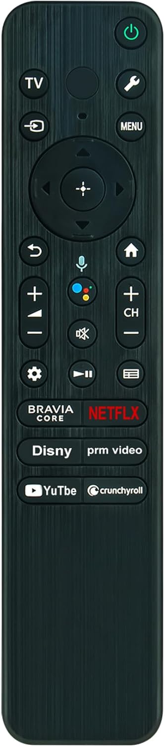 RMF-TX810U Voice Replace Remote Applicable for Sony 4K Ultra HD TV X77L Series LED Smart Google TV KD-65X77L KD-65X77CL KD-43X77L KD-85X77L KD-50X77L KD-75X77L KD-75X77CL KD-55X77L KD65X77L KD65X77CL