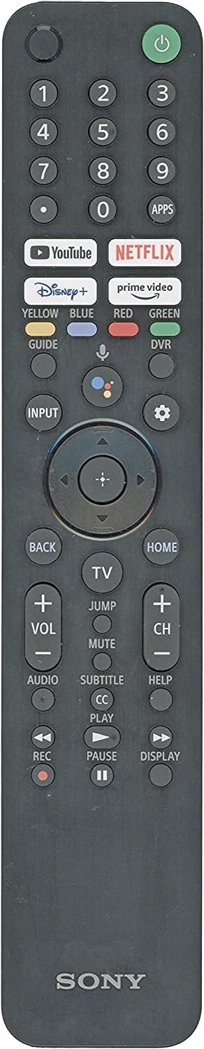 OEM Replacement for Sony RMF-TX520U Smart Voice Remote Control Compatible with TV Models Bravia 1-009-952-11 KD-43X80J KD-43X85J KD-50X80J XR-50X90J XR-50X94J XR-55A80J XR-55A84J XR-77A80CJ By ANDERIC