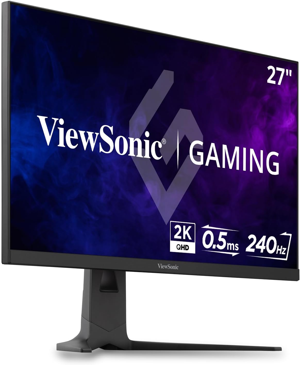 ViewSonic XG2736-2K 27 Inch 1440p 0.5ms 240Hz IPS Gaming Monitor with FreeSync Premium, RGB Lighting, Advanced Ergonomics, HDMI 2.1, DP and 65W USB-C