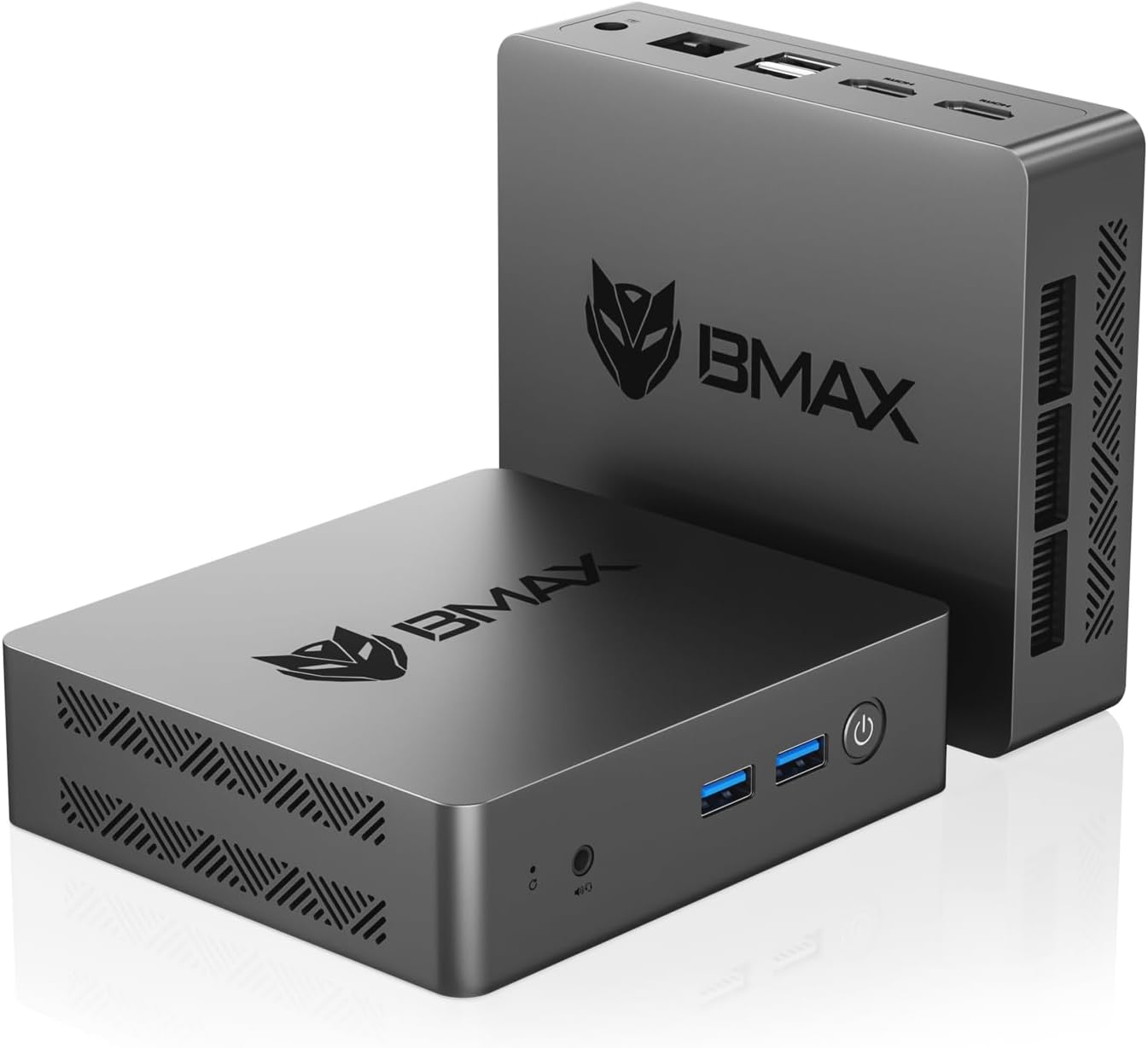 Bmax B3 Pro Mini PC, Intel N5095(Up to 2.9GHz), 8GB LPDDR4 RAM/256GB SSD, Mini Desktop Computer 4K Dual Screen Display WiFi5/Dual HDMI/USB 3.0/BT5.0 Micro Pc Mini Computer