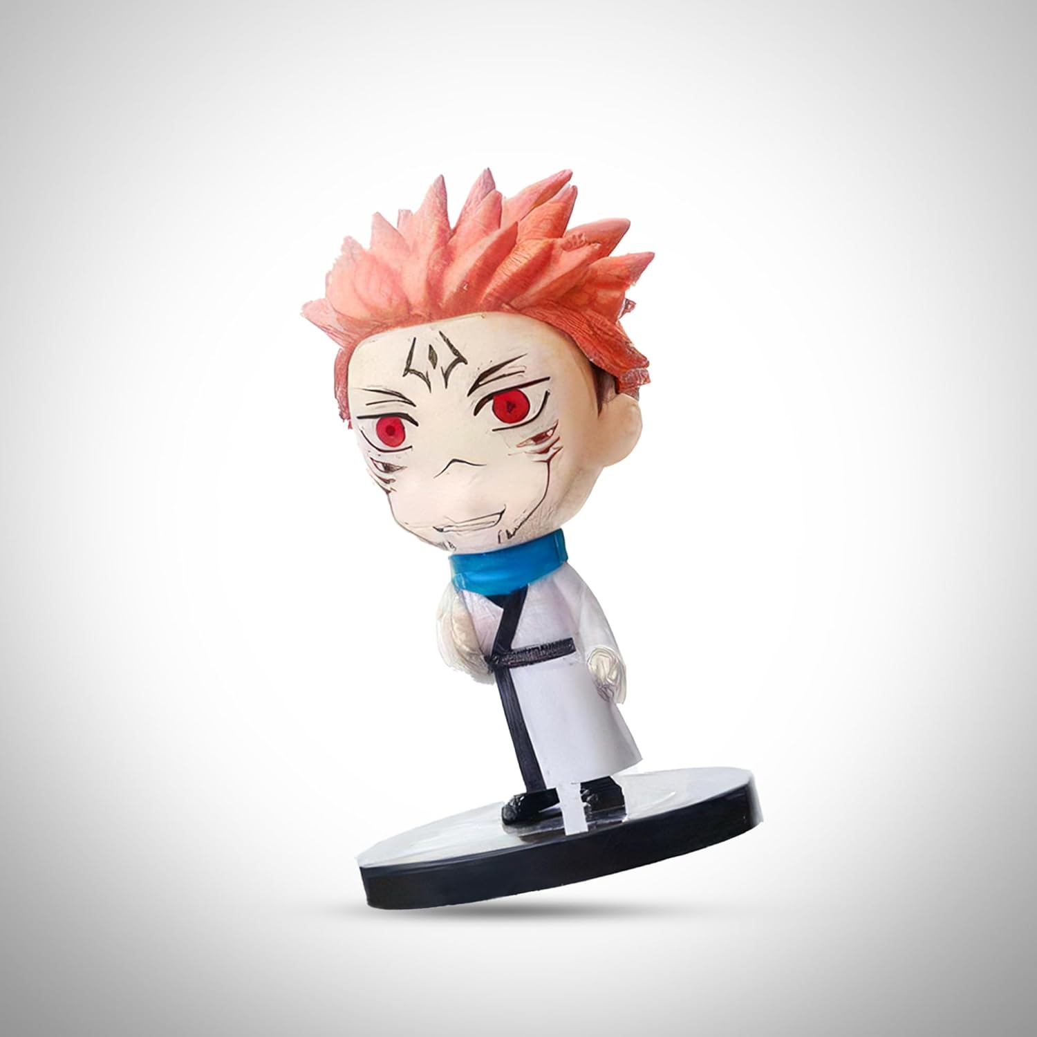 Wecoeur – Ryomen Sukuna Doll Anime Action Figure, Multicolor: Authentic Collectible, Special Skin Tone to Match The Character, Ideal for Collectors of Jujutsu Kaisen Figures JJK