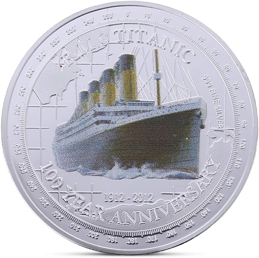 100 Year Anniversary Titanic Plated Commemorative Coin & Collectable Gift