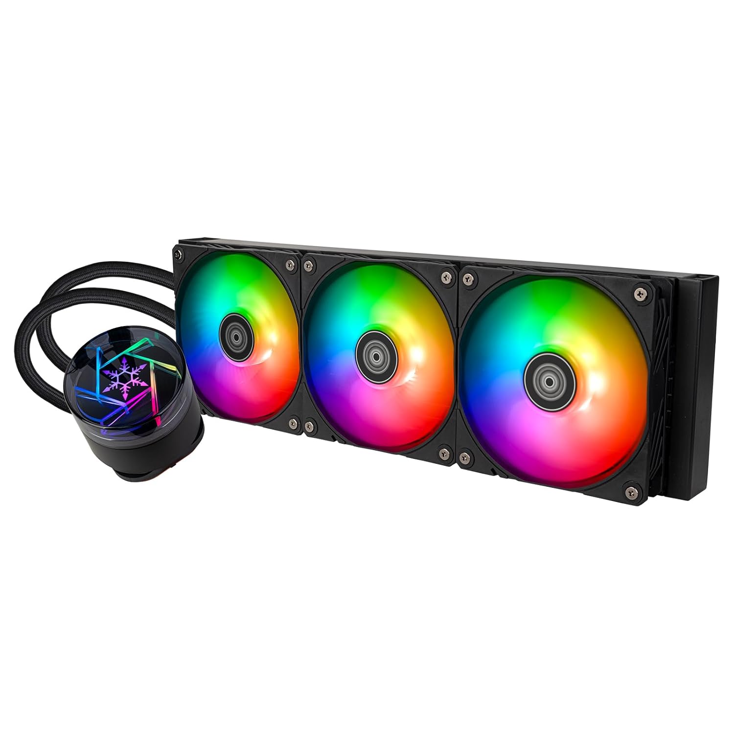 SilverStone Technology NovaPeak 360 ARGB All-in-one Liquid Cooler with ARGB Lighting Effects, SST-NP360-ARGB