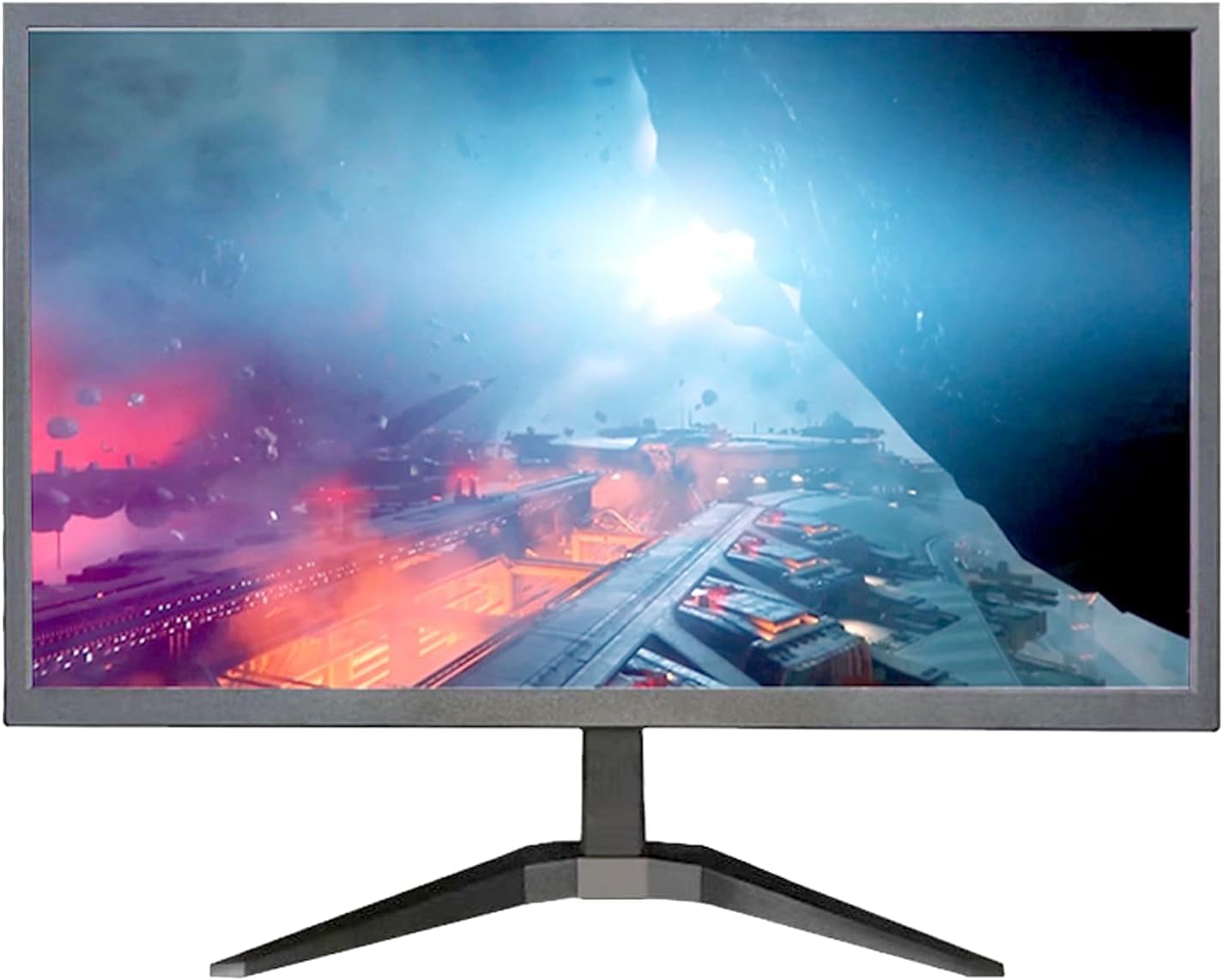 19 inch HD (1440 x 900) Monitor, 75Hz Refresh Rate, HDMI x1, VGA x1, Small Thin Monitor for laptops, Computers and desktops,LED Display, VGA/HDMI Connection.VESA:75 * 75MM