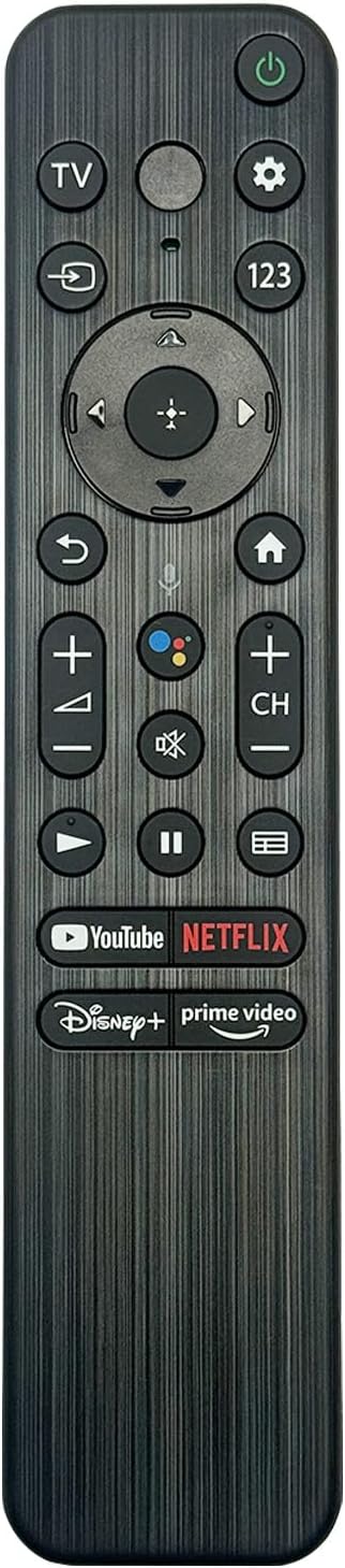 RMF-TX800U Replacement Voice Remote Compatible with Sony Bravia 4K 8K Mic Function Smart HD TV X72K X73K X80K X81K X90K X90CK X85TK W830K A80K X95K X85K Z9K X90S X94S RMF-TX900U