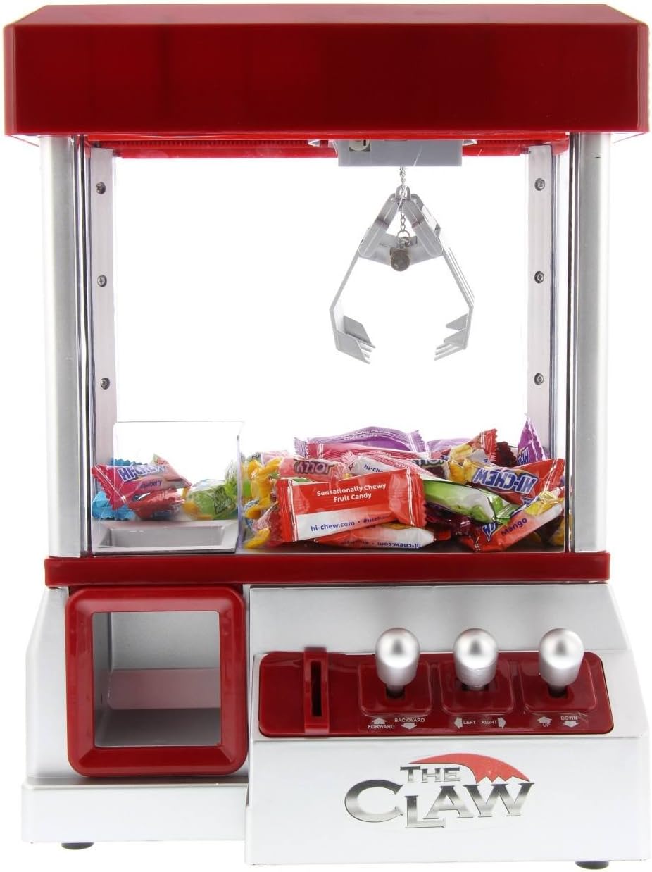 Etna Electronic Arcade Claw Machine – Toy Grabber Machine with Flashing LED Lights and Sound