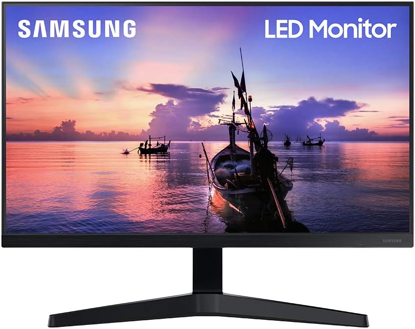 SAMSUNG 27-inch T35F LED Monitor with Border-Less Design, IPS Panel, 75hz, FreeSync, and Eye Saver Mode (LF27T350FHNXZA), Dark Blue Gray (Renewed)