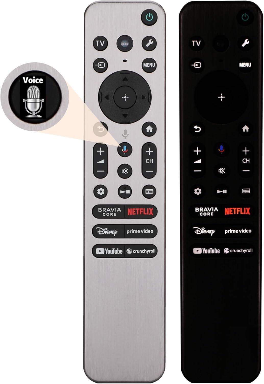 RMF-TX910U Backlit Voice Remote Replacement for Sony Smart TV, Applicable for Sony BRAVIA XR OLED/Full Array LED/4K Ultra HD/QD-OLED/Mini LED Series 2023 TVs, fit for Sony Remote Control