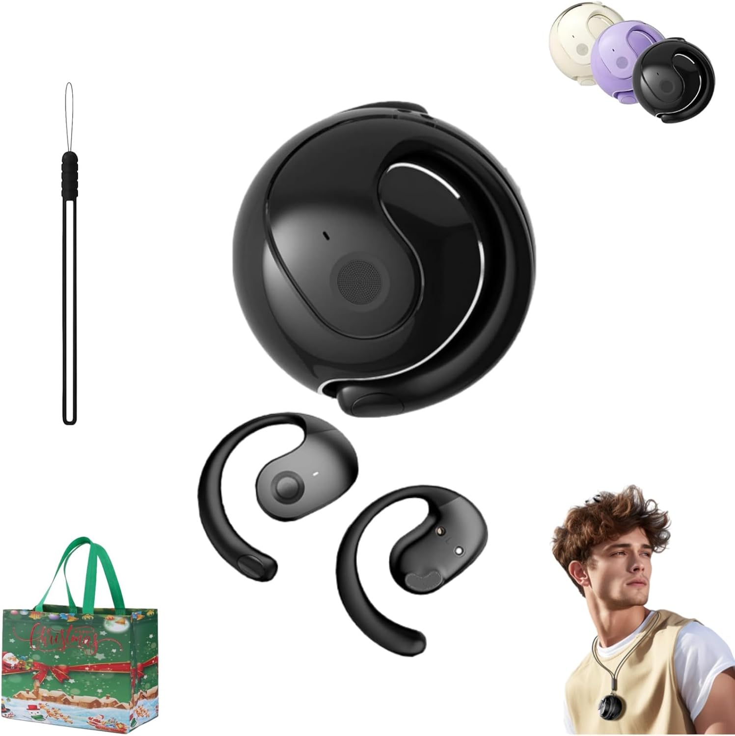 Sent Dream, Sentdream Translator, Sent Dream Ear, Sent Dream Translator, Sent Dream Translation Earbuds, Sent Dream Speaker, Hy-T26 Pro Wireless Bluetooth Translation Earbuds (Black2)