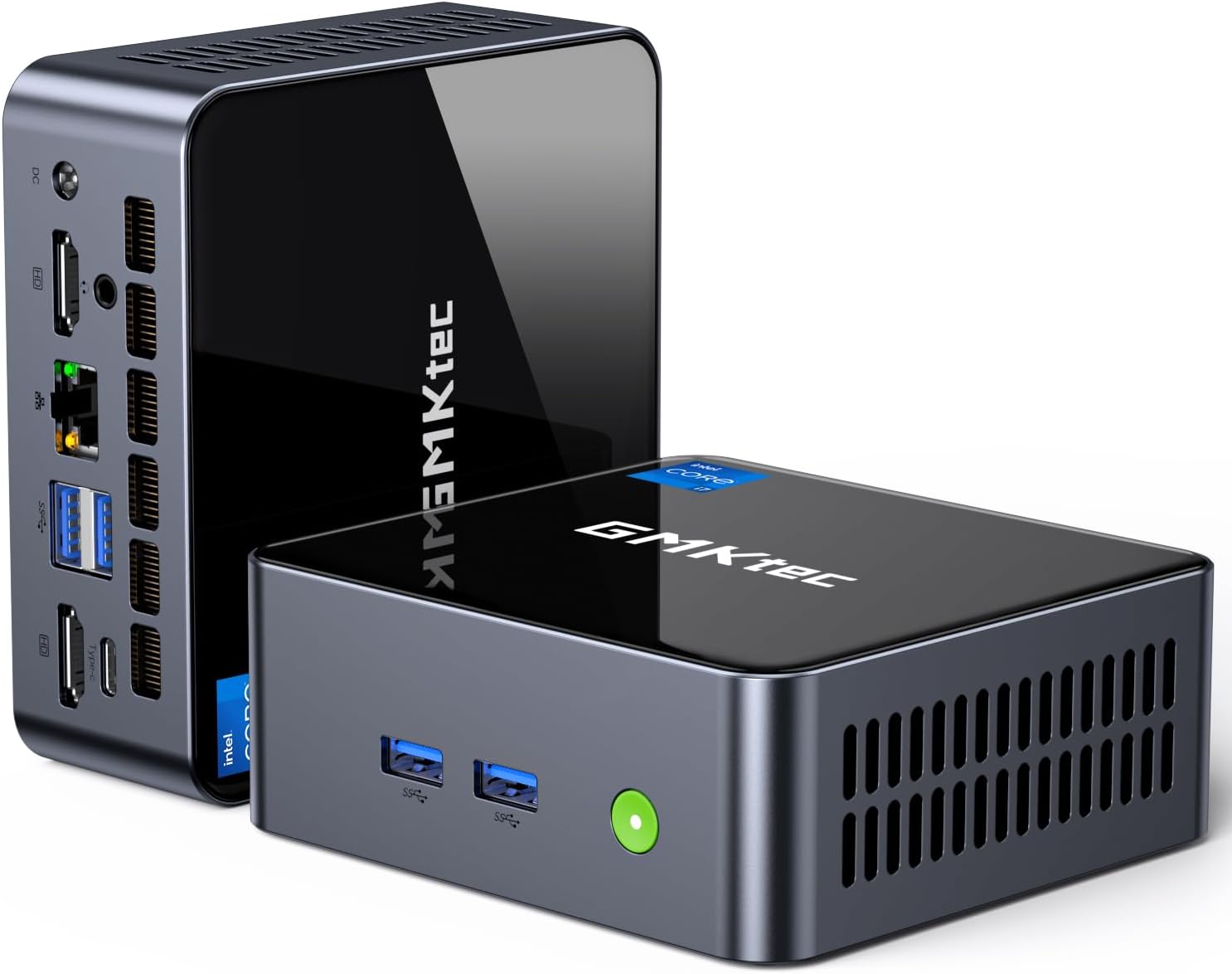 GMKtec Mini PC, M2 Pro Intel Core i7-1195G7 (Turbo 5.0 GHz) 512GB SSD 16GB DDR4, Preinstalled Windows 11 Pro Desktop Mini Computers WiFi 6, USB3.2, BT 5.2, DP, HDMI, RJ45 2.5G