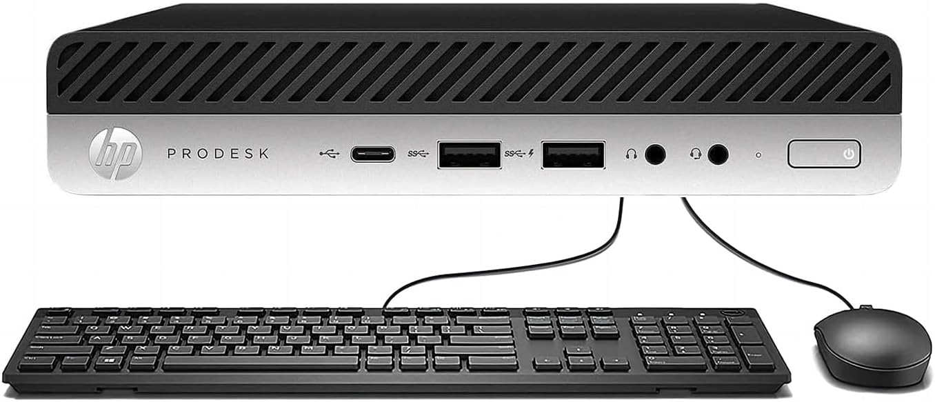 HP ProDesk 600 G5 Mini Desktop PC, Intel Core i5-9500T 3.70GHz, 16GB RAM 512GB SSD, Mouse , Keyboard, WiFi, Windows 10 Pro (Renewed)