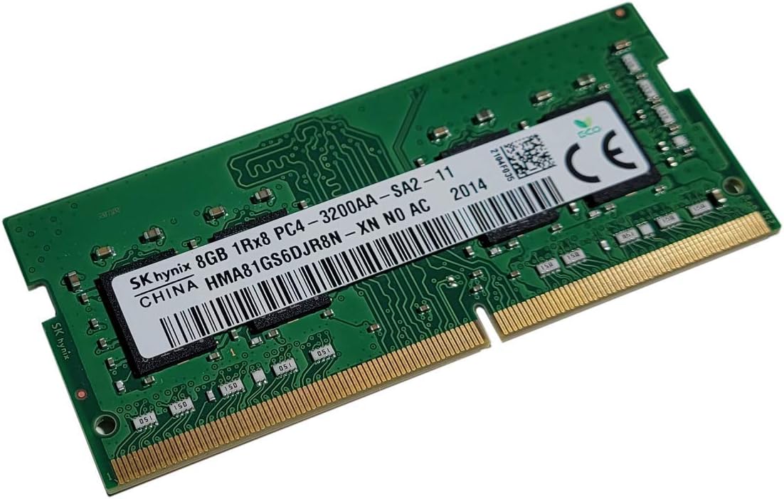 Mavark New SK Hynix HMA81GS6DJR8N-XN 8GB DDR4 PC4-3200AA-SE1-11 for XPS 9700 9500 X1 Carbon Extreme Gen 3 Alienware 51M R2 Asus Laptop (8GB DDR4 PC4-3200AA) Plus Best Notebooks Pen