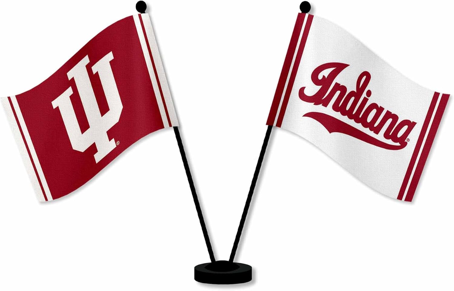 WinCraft Indiana Hoosiers Desk and Table Top Flags