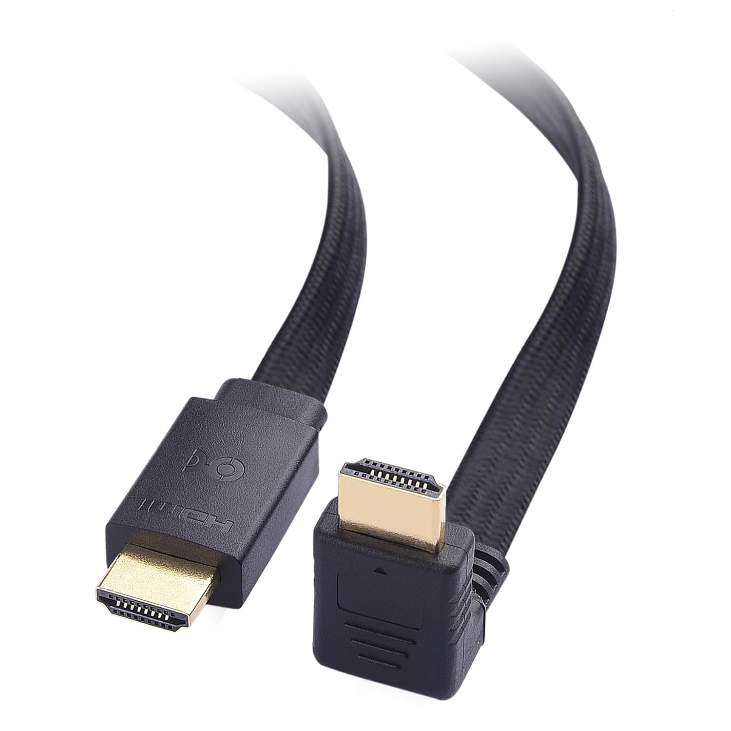 Cable Matters 90-Degree Flat 48Gbps Ultra HD 8K HDMI Cable 6 ft with 8K @60Hz, 4K @120Hz and HDR Support for PS5, Xbox Series X/S, RTX3080 / 3090, RX 6800/6900, Apple TV, and More – 6 Feet