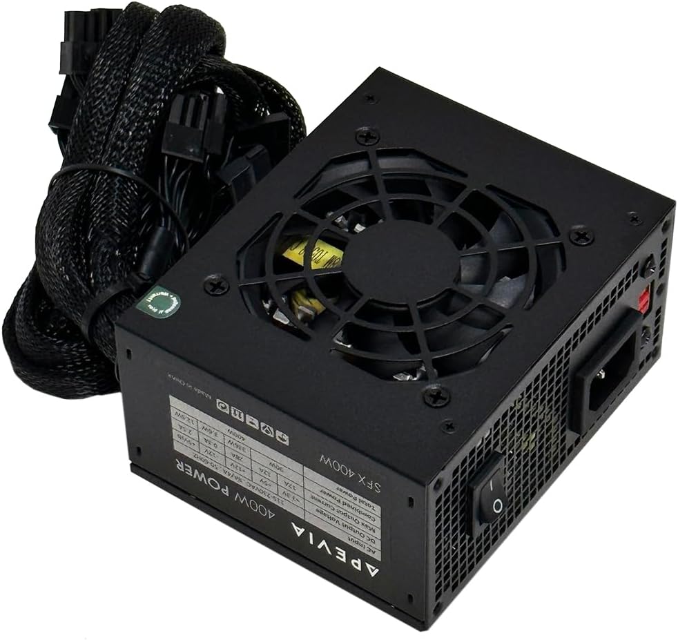 APEVIA SFX-AP400W Mini ITX Solution / Micro ATX / SFX 400W Power Supply