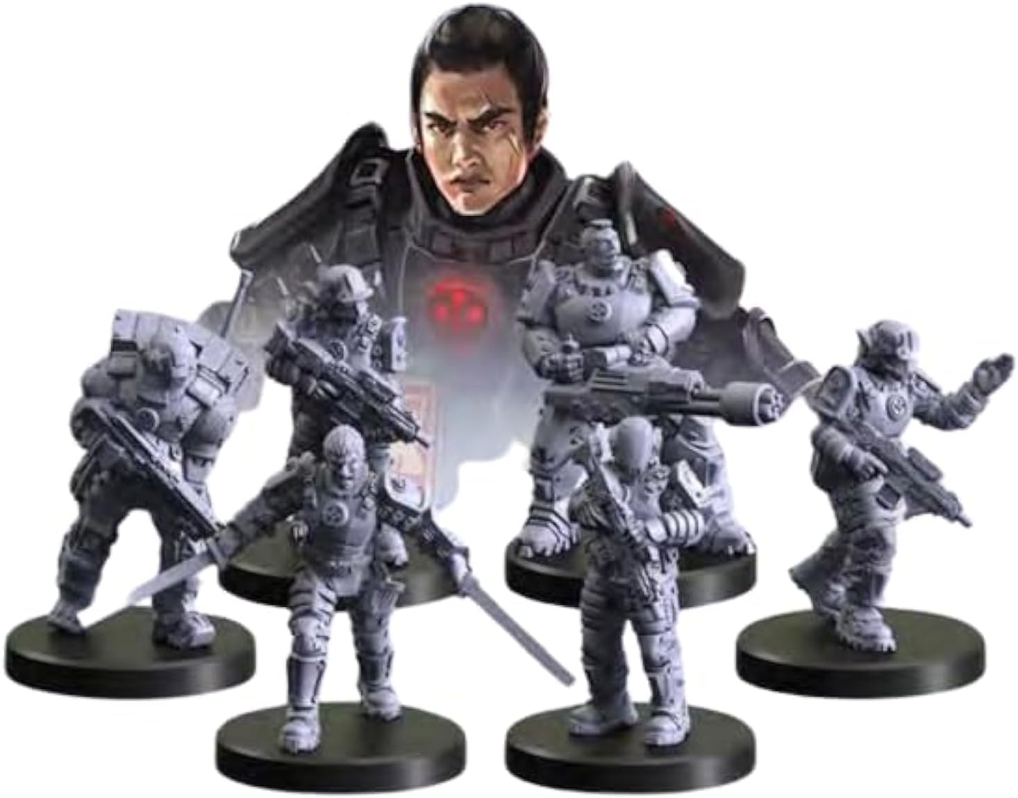 Monster Fight Club Cyberpunk Red Combat Zone Miniatures: Arasaka Starter