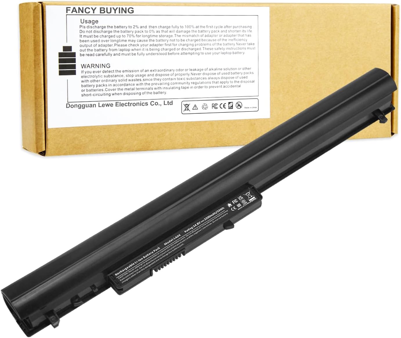 Fancy Buying Laptop Battery for HP Spare 776622-001 728460-001 TPN-Q130 14-Y 15-F Series 15-F272WM High Performance Battery – New