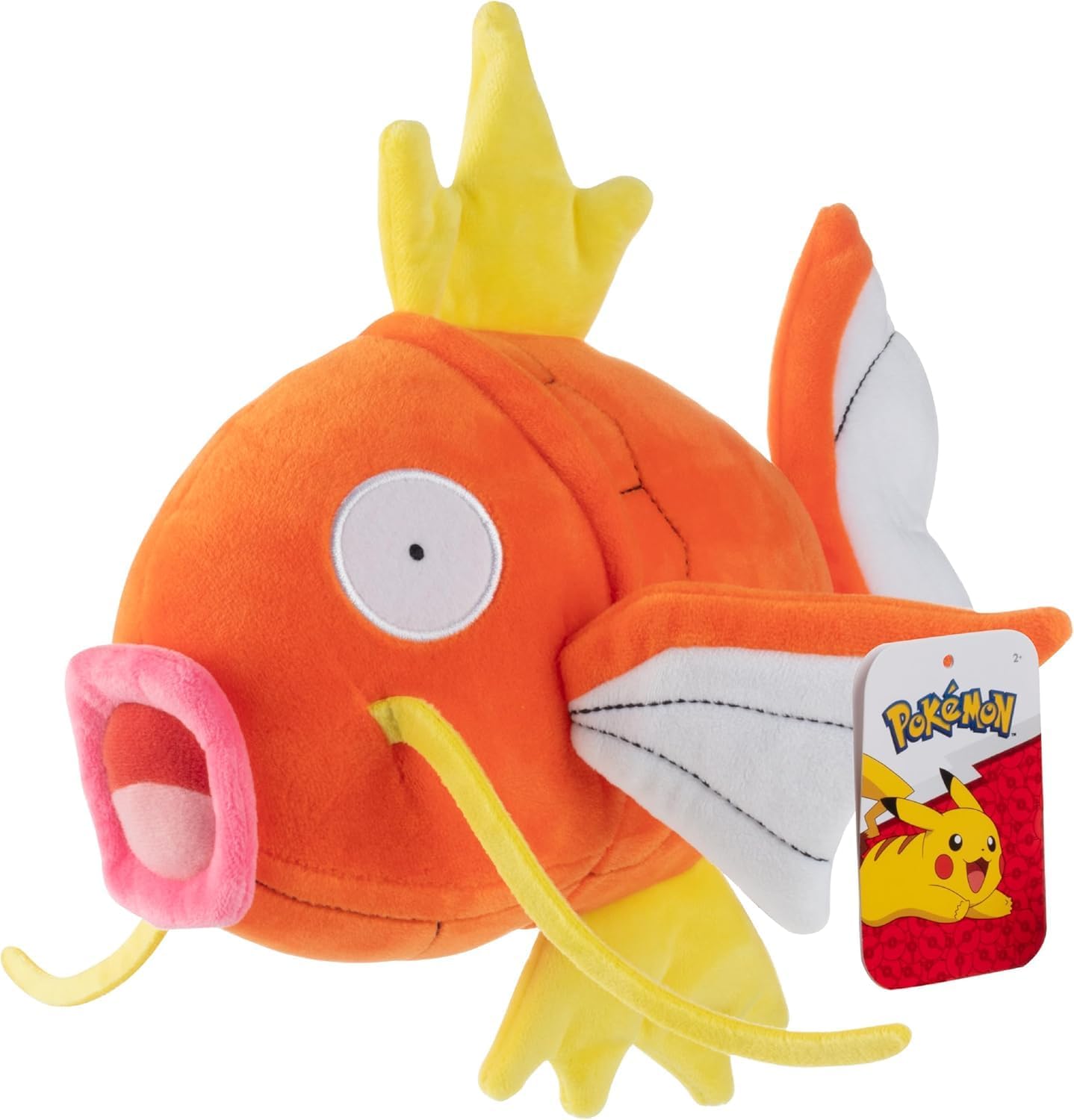 Pokémon 8″ Magikarp Plush – Officially Licensed – Generation 1 Figure – Quality Soft Stuffed Animal Toy – Christmas Stocking Stuffer Gift for Kids, Boys, Girls – 2+