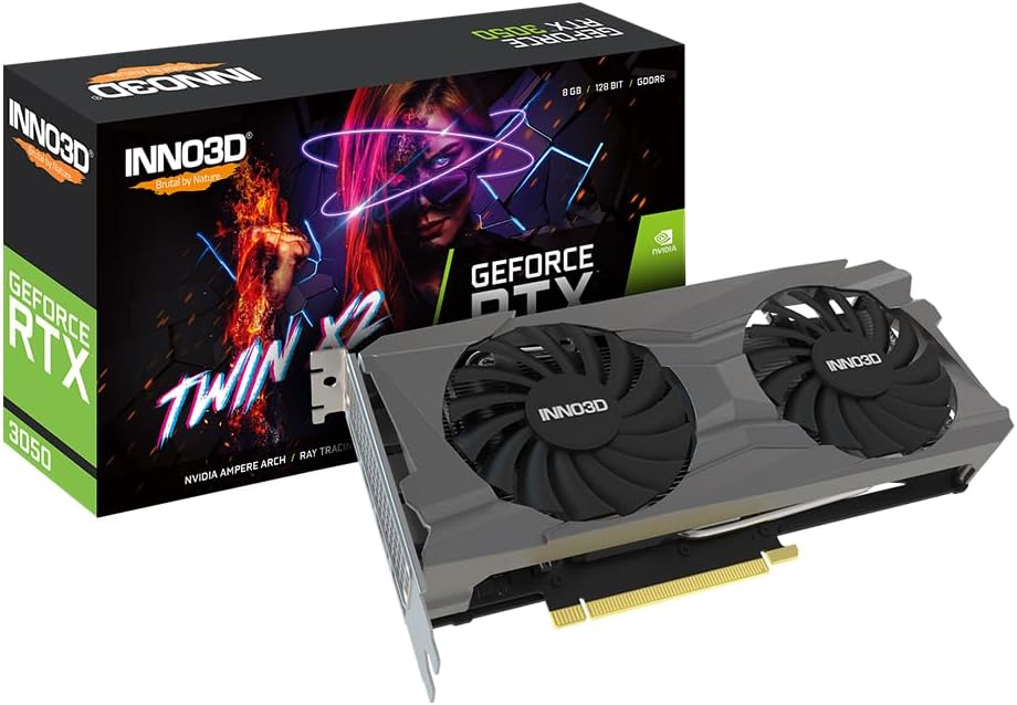 Inno3D Geforce RTX 3050 Graphics Card 6GB Twin X2