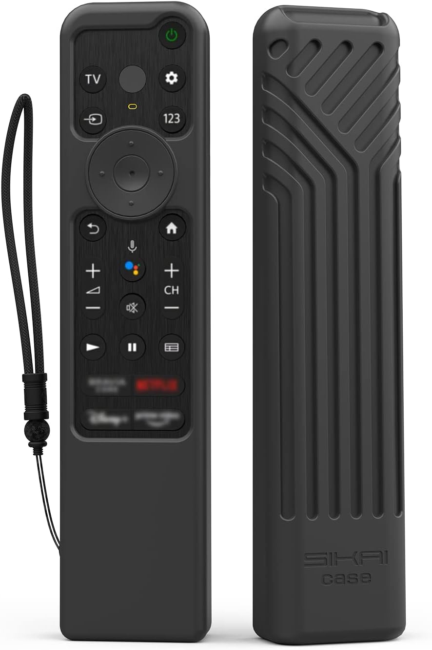 Silicone for Sony TV Remote Case Compatible with 2022-2024 Sony BRAVIA XR TV RMF-TX800P/RMF-TX920U/RMF-TX900U/RMF-TX802U for Sony TV Remote Case,Anti-Lost with Lanyard