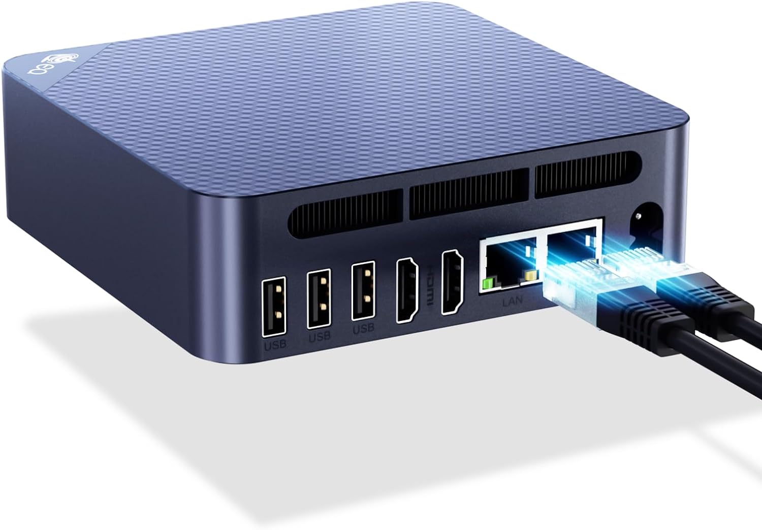 Beelink Mini PC, EQ13 Pro Intel 12th Gen Alder Lake-N200(Up to 3.7GHz), 16GB DDR4 RAM 500GB M.2 SSD, Mini Desktop Computer Support 4K Dual Display/WiFi6/BT5.2/Dual LAN 1000Mbps for Home/Office