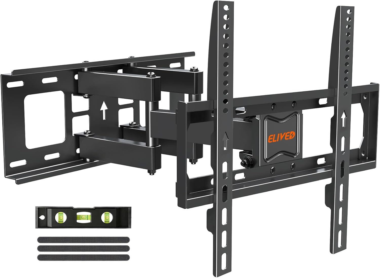 ELIVED UL Listed TV Wall Mount for Most 26-65 Inch TVs, Full Motion TV Mount with Swivel and Tilt, TV Bracket Max VESA 400x400mm, Holds up to 99 lbs.