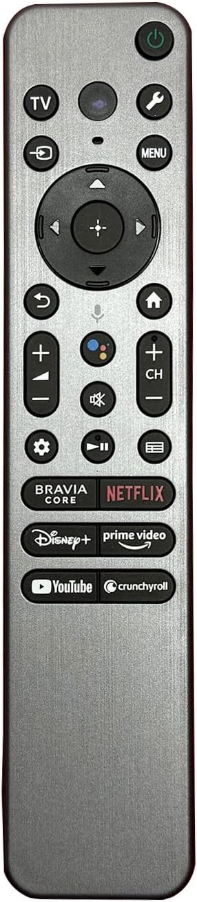 RMF-TX910U Replacement Voice Remote Compatible with Sony Smart TV XR OLED Full Array LED/4K Ultra HD/QD-OLED/Mini LED Series 2023 TVs（Without Backlit）