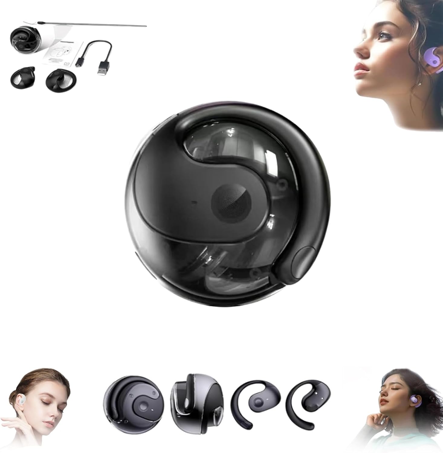 Hy-T26 Pro Wireless Bluetooth Translation Earbuds, Wireless Bluetooth Translation Earbuds, Pro Wireless Bluetooth Translation Earbuds, Auriculares Traductores De Idiomas, Bluetooth Translation Earbuds