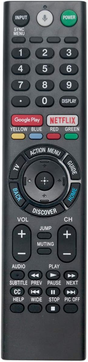 RMF-TX200U Voice Replacement Remote Applicable for Sony TV XBR-65X930D XBR-75X940D XBR-65X900E XBR-75X900E XBR-65X930E XBR-75X940E XBR-43X800D XBR-49X800D XBR-65X850D XBR-75X850D XBR-55X850D