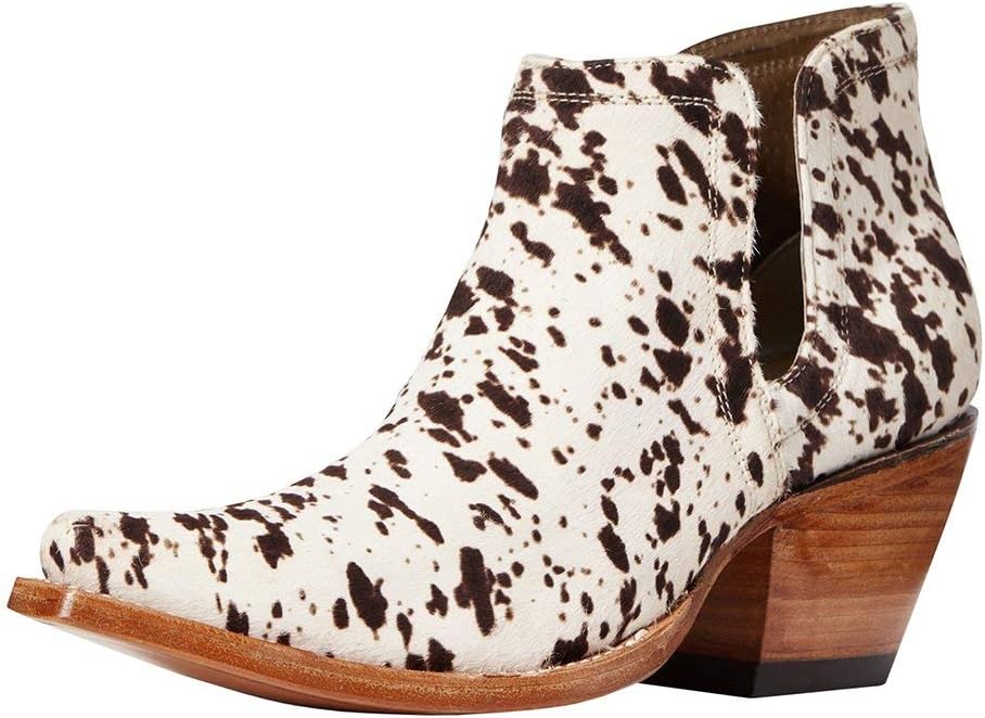 ARIAT Women’s WMS Dixon Haircalf Leopard Hair on Fashion Boot