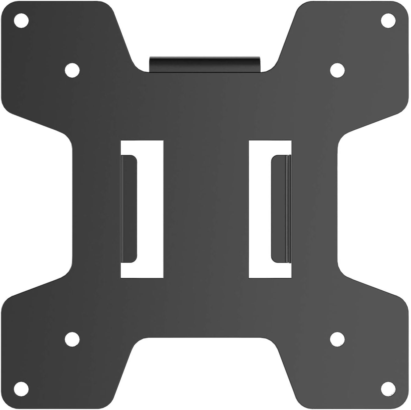 WALI Mounting Plate 75 by 75 mm to 100 by 100 mm Only for WALI Monitor Mounting System, 1 Pack, Black