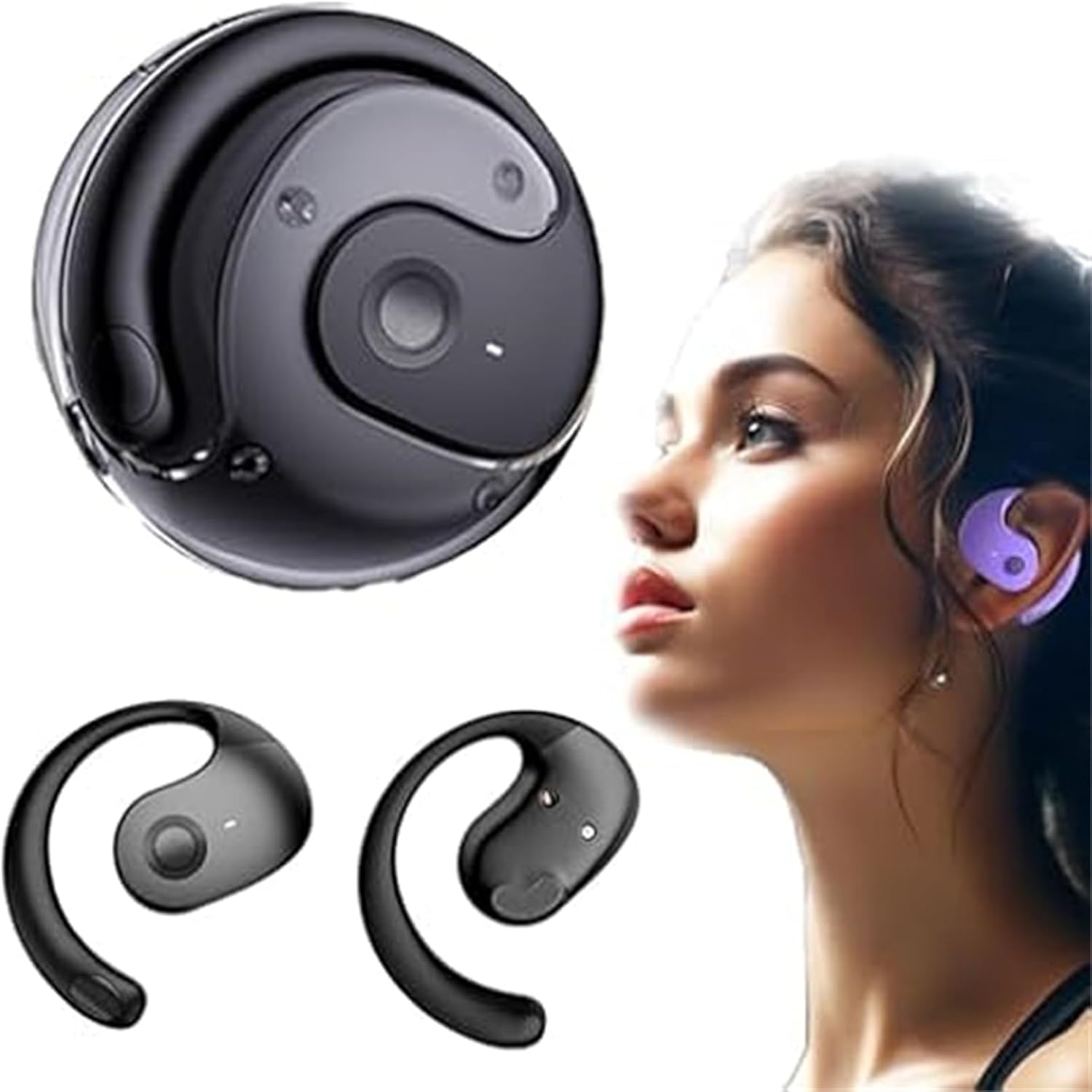 Hy-T26 Pro Wireless Bluetooth Translation Earbuds, Advocate Ear Buds, Sentdream Translation Headphones, Sentdream Ai Earbuds, Translation Earbuds (Black)