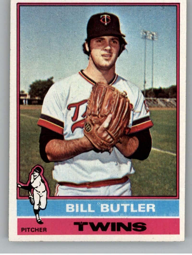 1976 Topps #619 Bill Butler Minnesota Twins MLB Baseball Card EX/NM