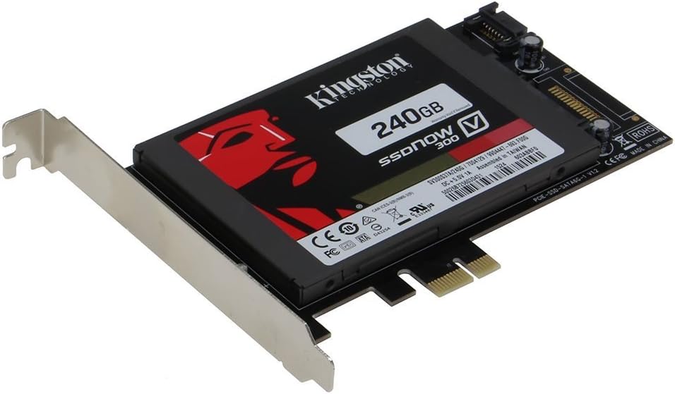 Sedna PCI Express (PCIe) SATA III (6G) SSD Adapter with 1 SATA III Port (with Built in Power Circuit, no Need SATA Power Connector, Best for Mac), SSD not Included